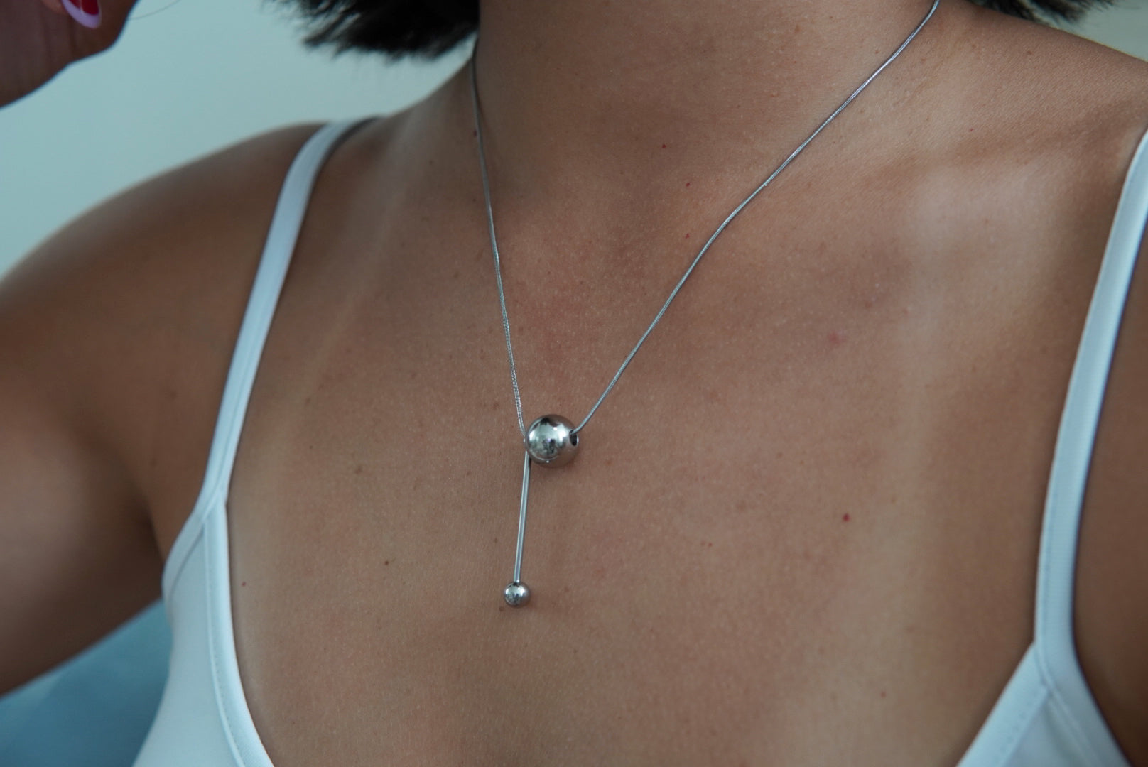 Metal Ball Necklace